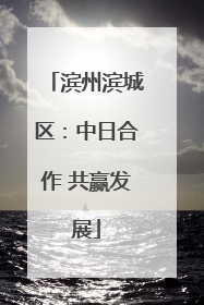 滨州滨城区：中日合作 共赢发展