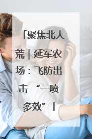 聚焦北大荒｜延军农场：飞防出击 “一喷多效”