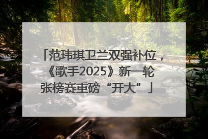 范玮琪卫兰双强补位，《歌手2025》新一轮张榜赛重磅“开大”