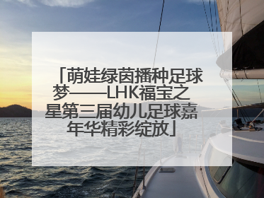 萌娃绿茵播种足球梦——LHK福宝之星第三届幼儿足球嘉年华精彩绽放