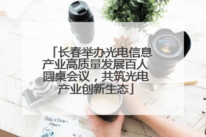 长春举办光电信息产业高质量发展百人圆桌会议，共筑光电产业创新生态