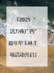 2025“活力夜广西”嘉年华玉林主场活动开启