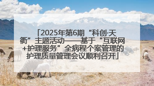 2025年第6期“科创·天衢”主题活动——基于“互联网+护理服务”全病程个案管理的护理质量管理会议顺利召开