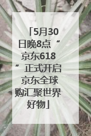 5月30日晚8点“京东618”正式开启 京东全球购汇聚世界好物