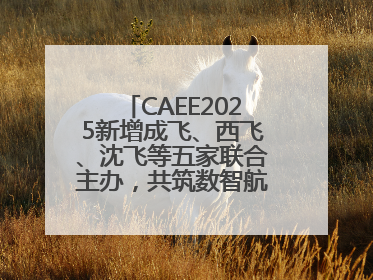 CAEE2025新增成飞、西飞、沈飞等五家联合主办，共筑数智航空采购大平台